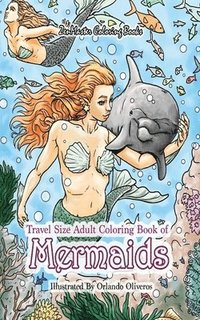 bokomslag Travel Size Adult Coloring Book of Mermaids