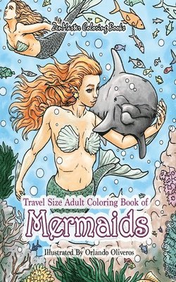 Travel Size Adult Coloring Book of Mermaids 1