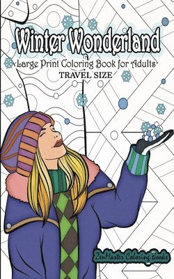 Travel Size Large Print Coloring Book for Adults 1