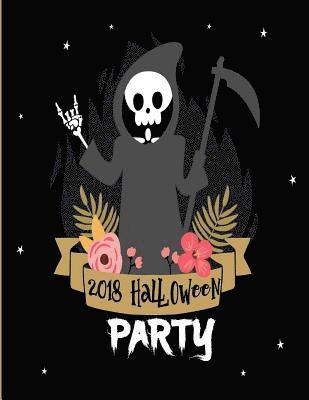 2018 Halloween Party: Happy Halloween- A Haunted House- Halloween Trick or Treat- Halloween Celebrations and Ghost Festival / 8.5' x 11' Lar 1