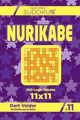 bokomslag Sudoku Nurikabe - 200 Logic Puzzles 11x11 (Volume 11)