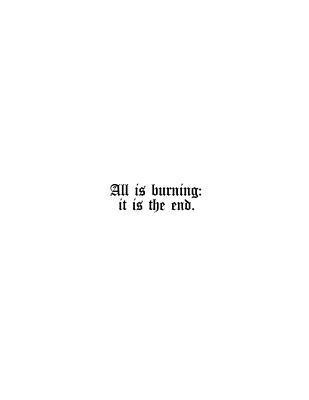 All Is Burning: It Is the End.: The Religious Poetry of Augustus Sol Invictus 1