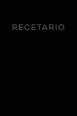 bokomslag Recetario: Libreta a rayas pequeña, libro de recetas para escribir en blanco. Regalo original perfecto para mujer, hombre. Para c