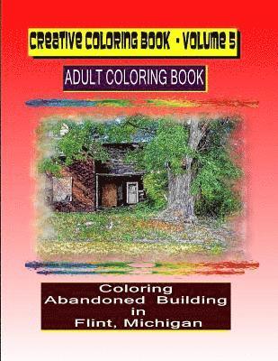 Creative Coloring Book-Volume 5: Coloring Abandoned Building in Flint, Michigan 1