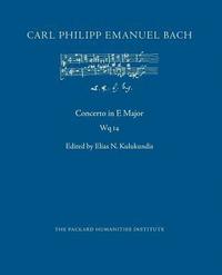bokomslag Concerto in E Major, Wq 14