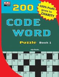 bokomslag 200 CODE WORD Puzzle Book 1