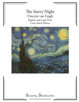 The Starry Night Cross Stitch Pattern - Vincent van Gogh 1