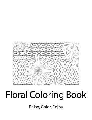 Floral Coloring Book: Coloring Book 1