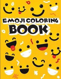 bokomslag Emoji Coloring Book: Emoji coloring book for kids & toddlers - activity books for preschooler