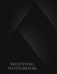 bokomslag Meeting Notebook: Business Meeting Book for Secretary and Professional Meeting Record - 120 Pages (Ruled Format) 8.5 X 11