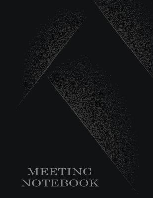 bokomslag Meeting Notebook: Business Meeting Book for Secretary and Professional Meeting Record - 120 Pages (Ruled Format) 8.5 X 11