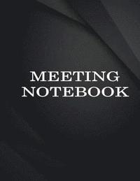 bokomslag Meeting Notebook: Business Meeting Book for Secretary and Professional Meeting Record - 120 Pages (Ruled Format) 8.5 X 11