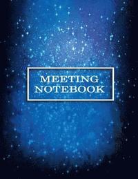 bokomslag Meeting Notebook: Business Meeting Book for Secretary and Professional Meeting Record - 120 Pages (Ruled Format) 8.5 X 11