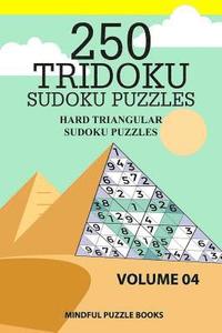 bokomslag 250 Tridoku Sudoku Puzzles: Hard Triangular Sudoku Puzzles