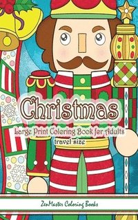 bokomslag Travel Size Large Print Adult Coloring Book of Christmas