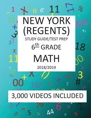 Mark Shannon - 6th Grade NEW YORK REGENTS MATH Test prep/study guide: 6th Grade NEW YORK REGENTS MATH Test prep/study guide, Häftad