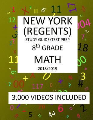 Mark Shannon - 8th Grade NEW YORK REGENTS, MATH, Test Prep: 2019: 8th Grade NEW YORK REGENTS MATH Test prep/study guide, Häftad