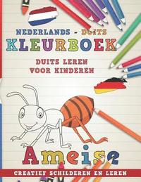 bokomslag Kleurboek Nederlands - Duits I Duits Leren Voor Kinderen I Creatief Schilderen En Leren