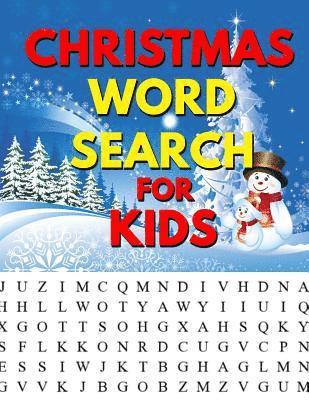 bokomslag Christmas Word Search For Kids: A Holiday Fun & Easy Large Print Puzzle For Kids Christmas Coloring Pages For Relaxation