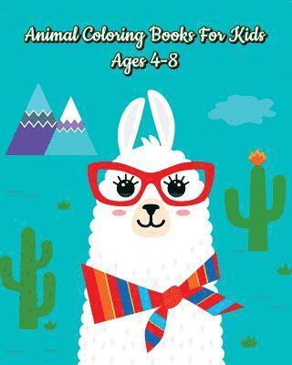 bokomslag Animal Coloring Books For Kids Ages 4-8