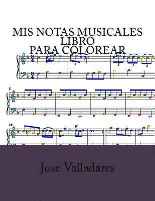 Mis Notas Musicales Libro para Colorear 1