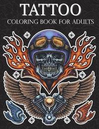bokomslag Tattoo Coloring Book: Hand-Drawn Set of Old School Stress Relieving, Relaxing and Inspiration Adult (Adult Coloring Pages)