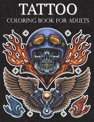 bokomslag Tattoo Coloring Book: Hand-Drawn Set of Old School Stress Relieving, Relaxing and Inspiration Adult (Adult Coloring Pages)