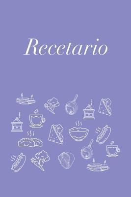 bokomslag Recetario: Libreta a Rayas Pequeña, Libro de Recetas, Recetario En Blanco Para Escribir. Regalo Original Perfecto Para Mujer, Hom