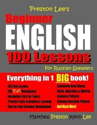 bokomslag Preston Lee's Beginner English 100 Lessons For Russian Speakers