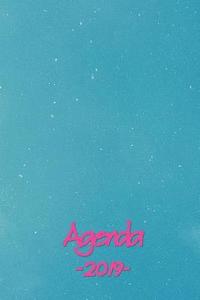 bokomslag Agenda 2019: Semainier de janvier à décembre, Theme ciel bleu, Design et ergonomique, Simple et efficace, Glossy cover, 15.2 x 22.9