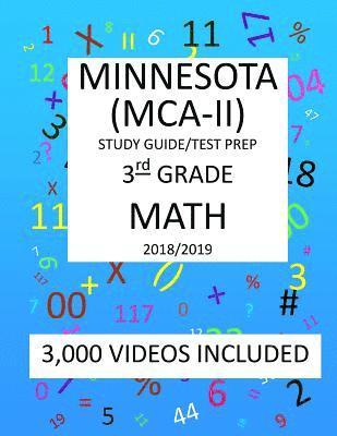 bokomslag 3rd Grade MINNESOTA MCA-II, 2019 MATH, Test Prep: 3rd Grade MINNESOTA COMPREHENSIVE ASSESSMENT TEST 2019 MATH Test Prep/Study Guide
