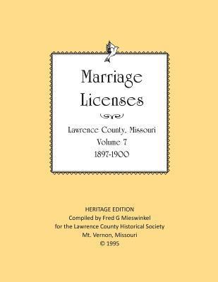 bokomslag Lawrence County Missouri Marriages 1897-1900