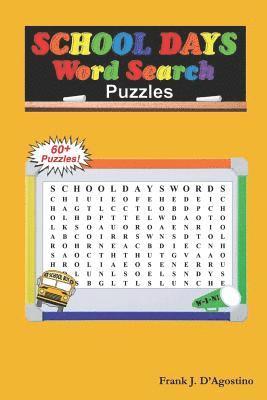 School Days Word Search Puzzles 1