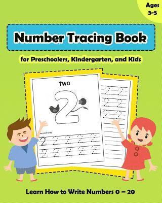 bokomslag Number Tracing Book for Preschoolers, Kindergarten, and Kids Ages 3-5