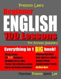 bokomslag Preston Lee's Beginner English 100 Lessons For Korean Speakers