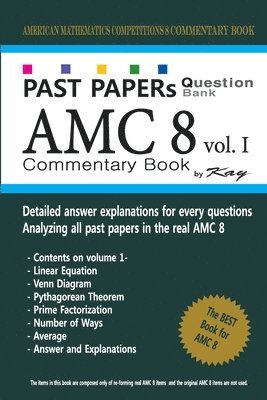 Past Papers Question Bank AMC8 [volume 1]: amc8 math preparation book 1