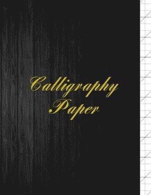 bokomslag Calligraphy Paper: Slanted Calligraphic Writing for Experienced and Beginner Calligraphers - Blank Write In & Practice Typography Hand Le