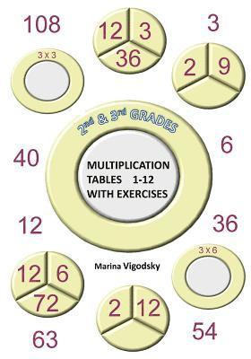 2nd and 3rd Grades Multiplication Tables 1-12 with Exercises