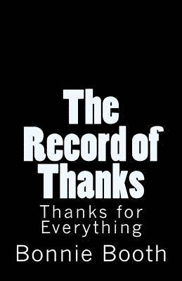 The Record of Thanks: Thanks for Everything 1