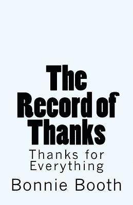 The Record of Thanks: Thanks for Everything 1