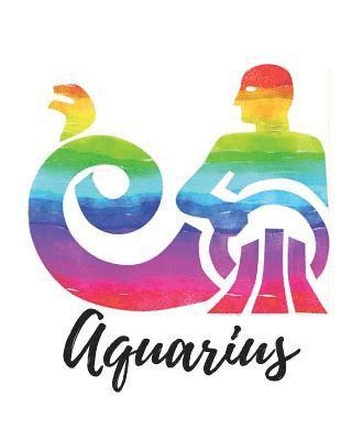 My Astrology Journals - Aquarius: Grimoire Spell Casting, 150 pages, Design Rainbow, Häftad
