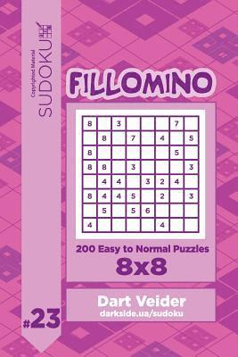 bokomslag Sudoku Fillomino - 200 Easy to Normal Puzzles 8x8 (Volume 23)