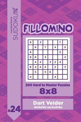 Sudoku Fillomino - 200 Hard to Master Puzzles 8x8 (Volume 24) 1