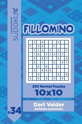 bokomslag Sudoku Fillomino - 200 Normal Puzzles 10x10 (Volume 34)