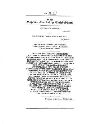 bokomslag No.18-219 In The United States of America Starsha M. Sewell v. Fidelity National Financial, INC.