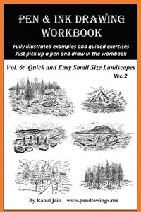 bokomslag Pen and Ink Drawing Workbook Vol 6: Drawing Quick and Easy Pen & Ink Landscapes