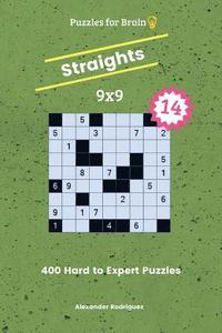 bokomslag Puzzles for Brain Straights - 400 Hard to Expert 9x9 vol. 14