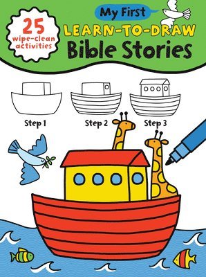 Anna Madin - My First Learn-To-Draw: Bible Stories: (25 Wipe Clean Activities + Dry Erase Marker), Häftad