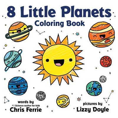 8 Little Planets Coloring Book 1