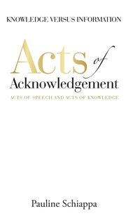 bokomslag Acts of Acknowledgement